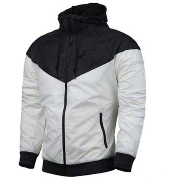 

2021 fashion new black long sve et coat autumn sports outdoor windrunner with zipper windcheater men clothing plus size bhngf, Black;brown