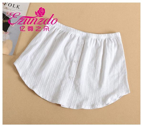 

skirts shirt false mini skirt show thin short fake hem half-body t half-length cover hip bucurtain, Black
