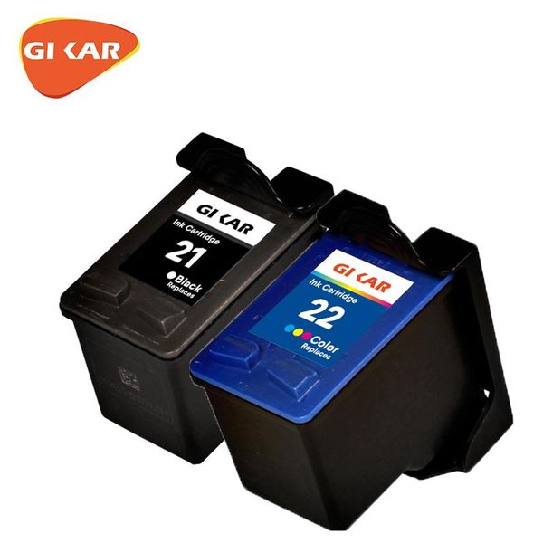 

gikar 21 xl 22 xl 21xl 22xl black tri-color remanufactured inkjet for deskjet 3930 3930 3940 f2110 2120 4315 printer