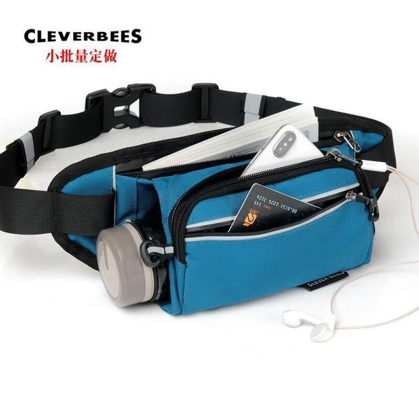 

backpack large capacity kettle mobile sports waist bag waterproof printing outdoor running mountaineering equipment supplies