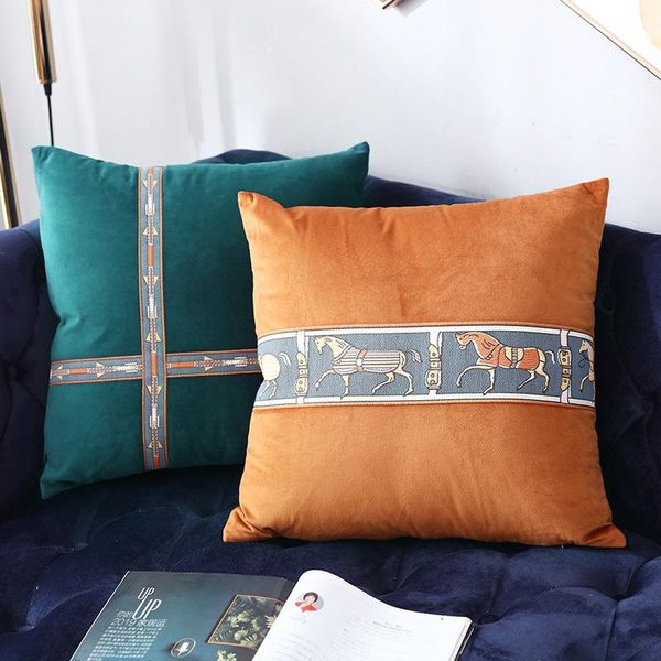 

cushion/decorative pillow lism modern design luxury cover sofa decoration cushion lumbar pillowcase 45x45 for bed