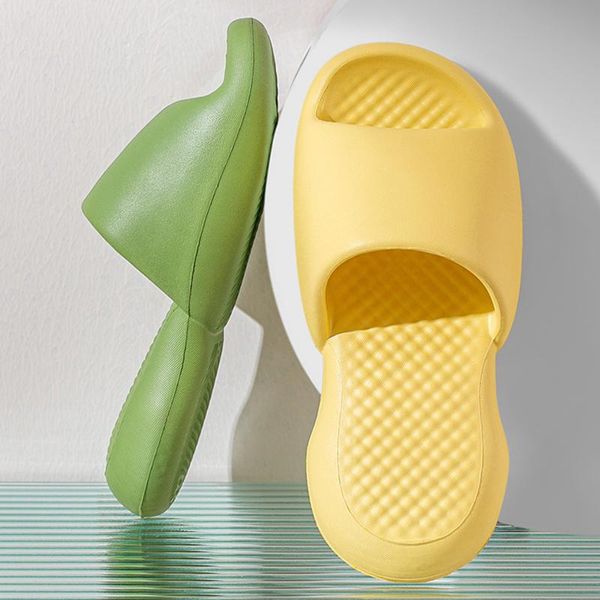 

slippers women's summer soft bottom home sandals and indoor bathroom women shoes, Black