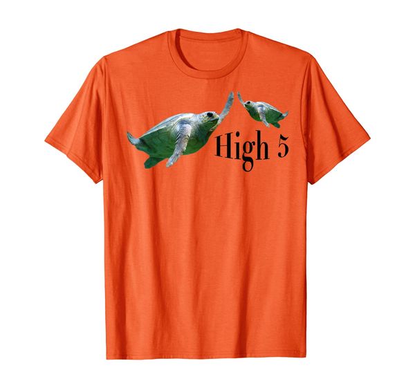 

save the sea turtles high 5 adorable oop sksksk t-shirt, White;black