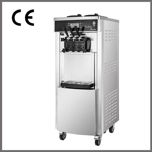 

ice cream making machine 220v selling soft commercial vertical 21-26l/h
