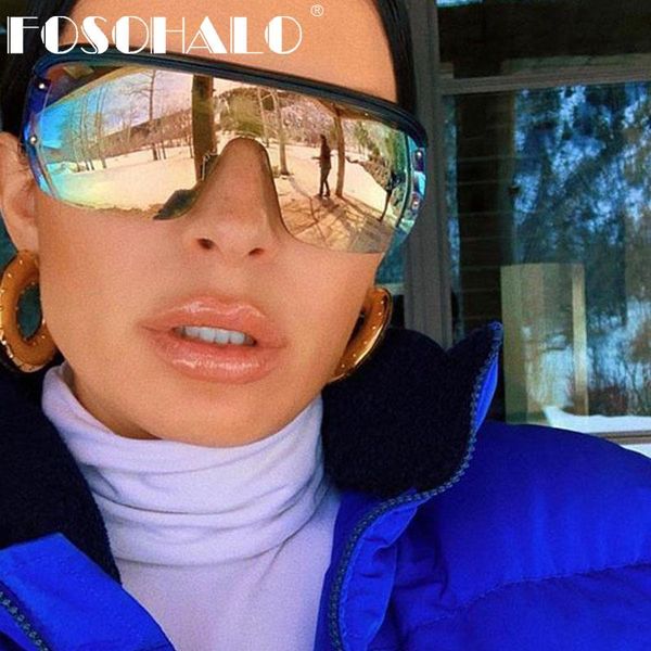 

sunglasses 2021 vintage goggle women trendy designers punk one piece sun glasses men retro uv400 steampunk, White;black