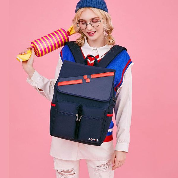 

outdoor bags backpack korean school bag travel oxford cloth computer