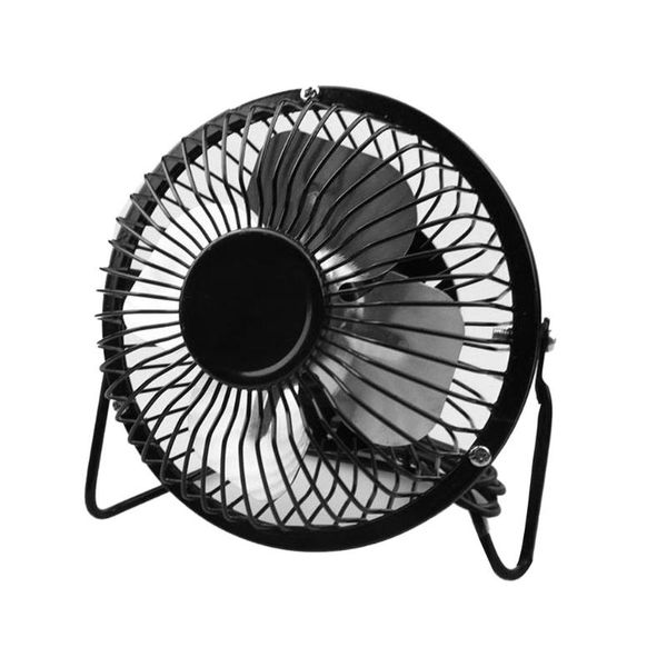 

electric fans mini portable metal usb fan desk cooling quiet summer tablet home office use for computer lappc plug & play