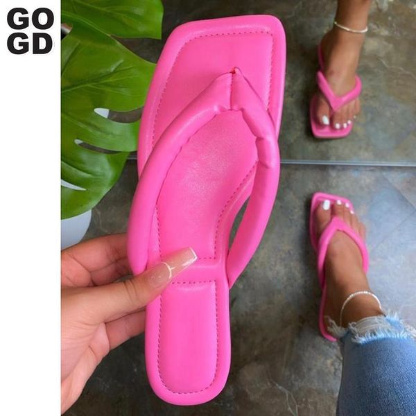 

[gogd]summer new comfortable outdoor flat bottom female flip-flops fashion roman rhinestone plus size beach women slippers, Black
