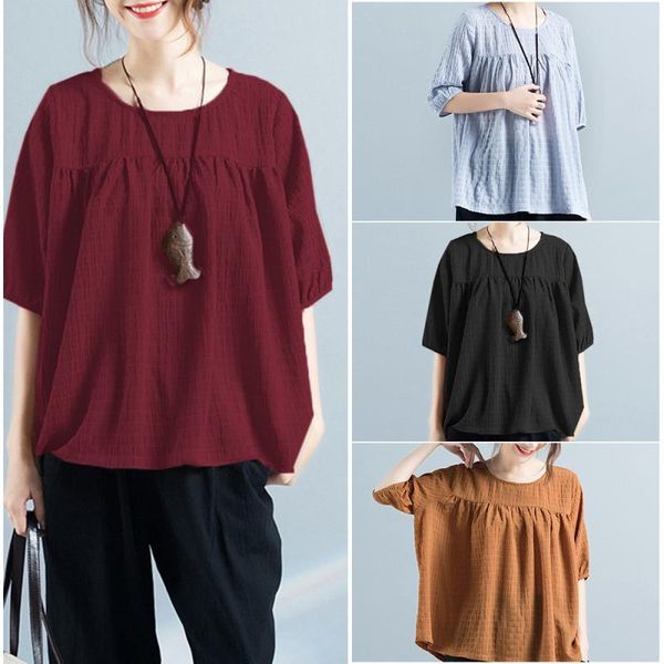 

women's t-shirt 2021 summer 4/ color l-4xl plain t shirt women cotton elastic basic tshirt woman casual short sleeve super, White