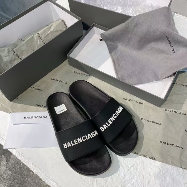 

slipper european station star same summer new fashion brand couple slippers letter fashion brand outdoor comfortable beach sandalzly tyh5, Black
