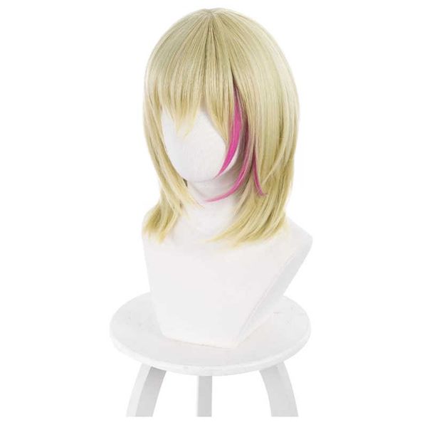 Anime WONDER EGG PRIORITY Rika Kawai Cosplay Parrucca Corta Resistente Al Calore Capelli Sintetici Donne Gioco di Ruolo Del Partito Y0913