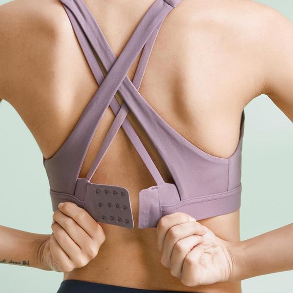 

yoga outfit [padded] bra sports good supporting