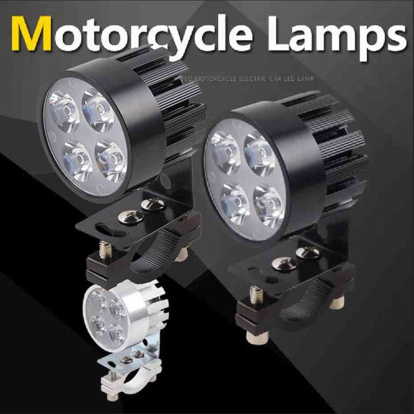 Nuovo 6000K Led Moto bici Lampadina del faro Impermeabile Spot di guida Fendinebbia Esterno MOTO DRL Accessori lampadina 12V