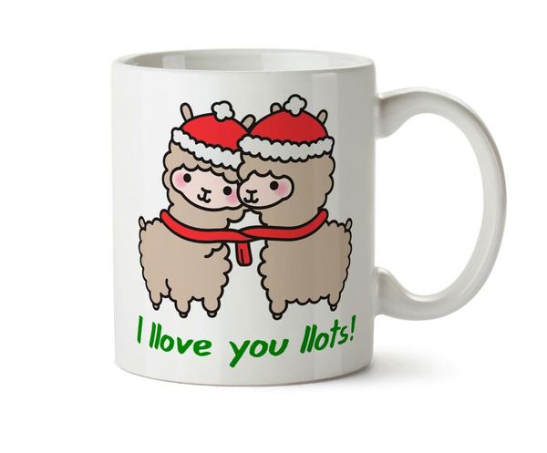 

mugs details about Â love you llama mug christmas gift for girlfriend boyfriend