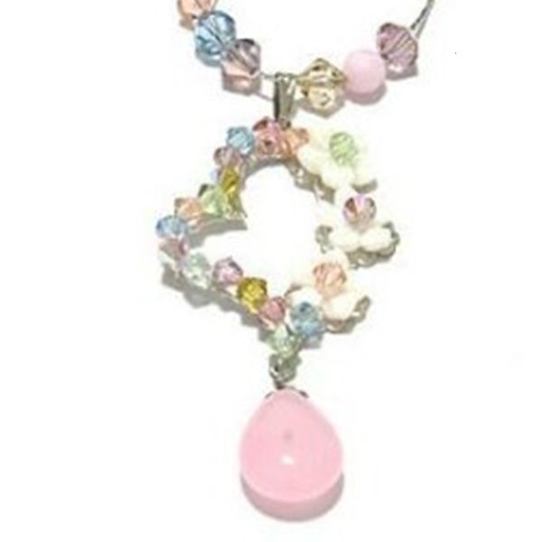 

crysal shell flowerr pendant lady's necklace (xysppfh, Silver