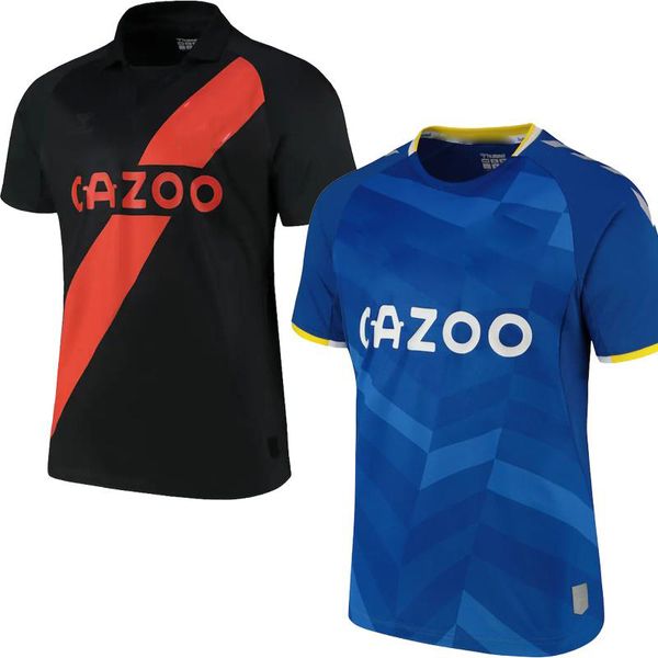

evertone fc soccer jerseys mens jersey and kids kit sigurdsson james allan football shirt pickford black y.mina 21 22, Black;yellow