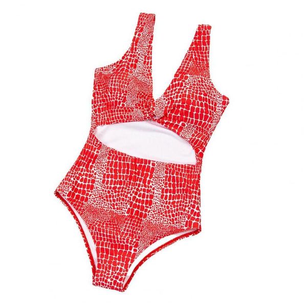 

women's swimwear summer women stylish 1 pcs snake printed swimsuit with chest pad for beach clothes, White;black