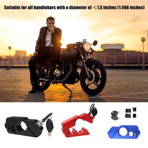 

handlebars nordson 110db motorcycle alarm lock motorbike anti-theft wheel disc brake security safety siren waterproof