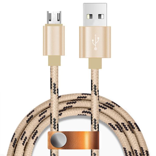 

1m/2m/3m micro usb type c charging cable nylon braided high speed usb charger cable 3.3ft 1m for android samsung nexus huawei with bages
