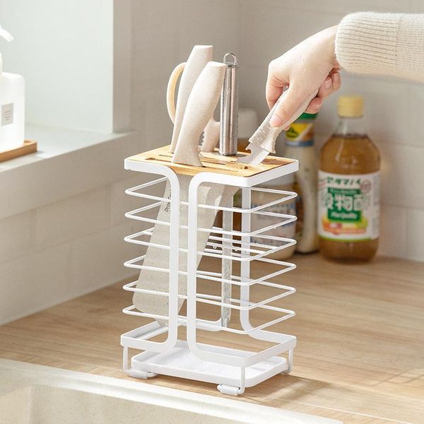 

hooks & rails knife block kitchen knives holder organizer metal rack storage rest shelf tools accessories