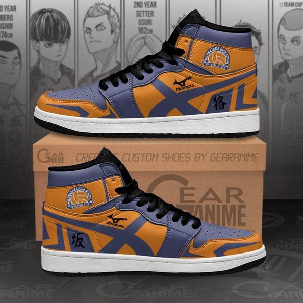 

mujinazaka high sneakers haikyuu custom anime sho