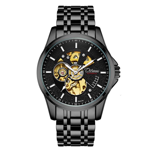 

men clocks fashion brand luxury automatic mechanical watches random 's relogio masculino, Slivery;brown