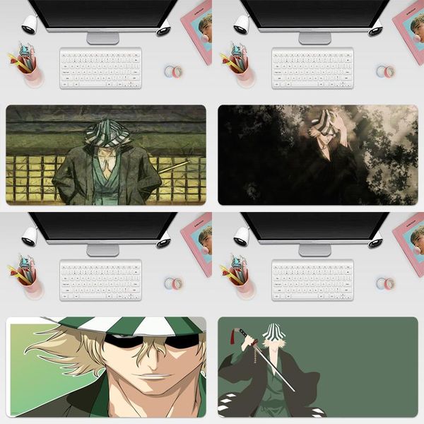 

mouse pads & wrist rests kisuke urahara bleach gaming mousepad large super size game pad mause mat rubber for keyboard computer