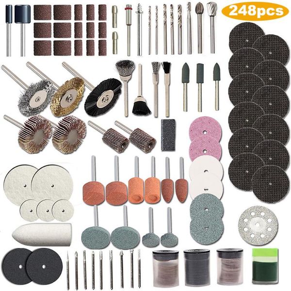 

professional hand tool sets 248pcs rotary accessories set kit for craft projects diy creations cutting engraving