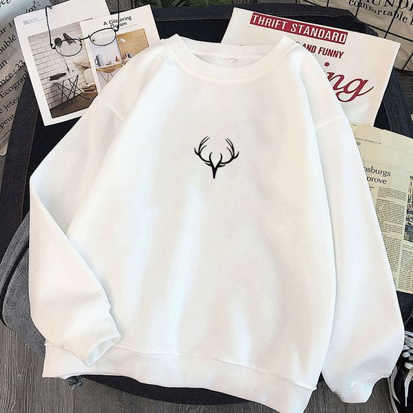 

men's sweater plush warm new spring and autumn loose brand bottomed shirt couple coat men's cloth, Black