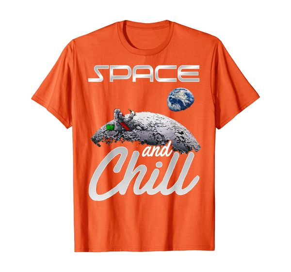 

space and chill astronaut t shirt vintage space shirt planet, White;black