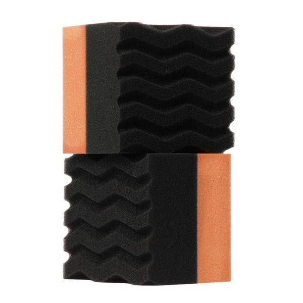 

car sponge 2pcs tire shine applicator waxing cleaning supplies polishing tools