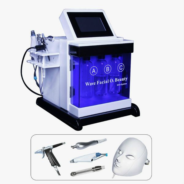 

latest water peel facial hydra facial dermabrasion equipment spa aqua skin pore cleaning device rf bio-lifting hydro peel microdermabrasion