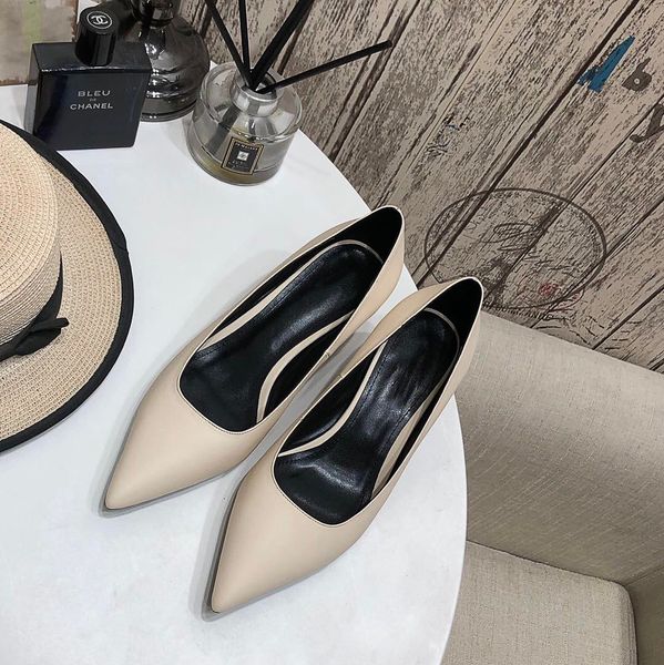 

women sandals real leather sandals stiletto high heel shoes 5.5 cm pointed toes high heels sandals with box size 35-41, Black