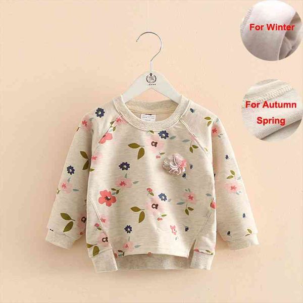 

spring autumn winter 2 10 years childrens christmas birthday raglan sleeve gray floral coat kids sweatshirt baby girl, Black