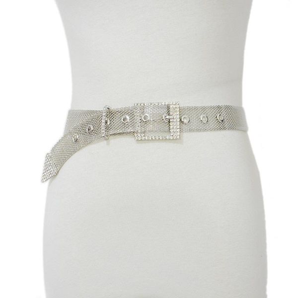 

belts luxury full rhinestone width waist women diamante crystal chain bride wide shiny gold silver belt, Black;brown