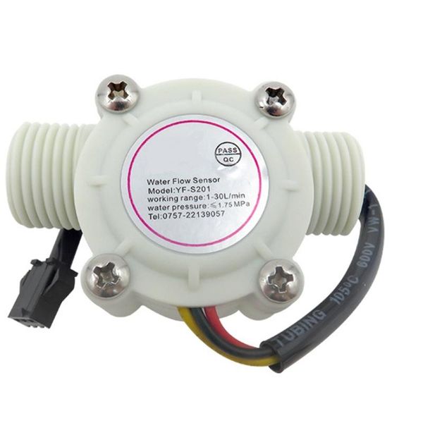 

flow sensors dc5-18v water sensor flowmeter hall control liquid 1-30l/min 2.0mpa switch