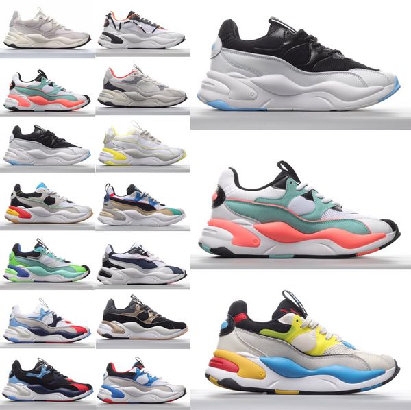 

2021 selling women men damping sport shoe couple trainer sneaker lover outdoor leisure shoes retro rs2k running shoes