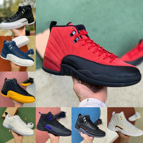 

jumpman low easter 12 12s mens high basketball shoes black university gold indigo flu game dark concord ovo white reverse taxi fiba gamma cn