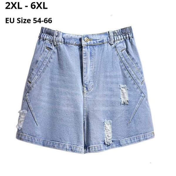 

women's shorts shorts plus size 6xl 5xl 4xl 3xl 2xl summer denim femme high waisted wid leg jeans women short feminino b89j, White;black