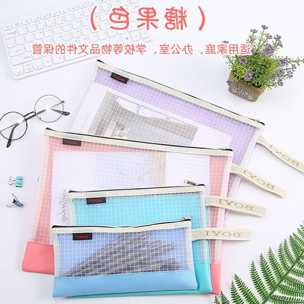 

a4 bag a5b6 capacity portable test file large color document canvas paper candy storage xcrwf