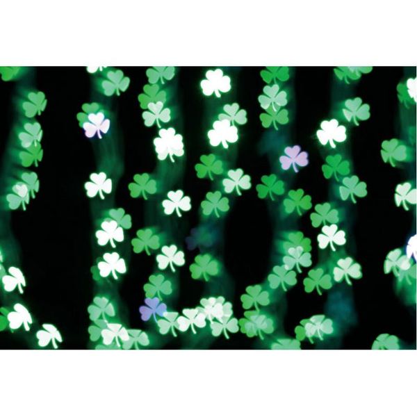 

party decoration st. patrick's day backdrop glowing clover pography background family holiday po booth studio prop