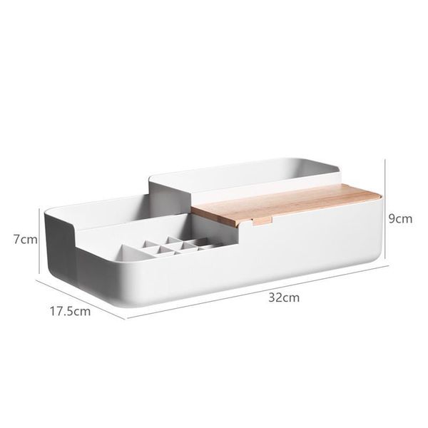 

storage boxes & bins cosmetic box desklipstick net red dressing table skin care mask jewelry finishing rack simple wooden cover