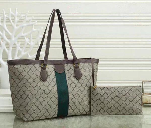 

2pcs/set new fashion women handbags ladies designer composite bags lady clutch high qulity bag shoulder tote female purse 129