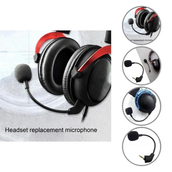 

microphones headset mic high-quality 3.5mm replacement microphone high bass