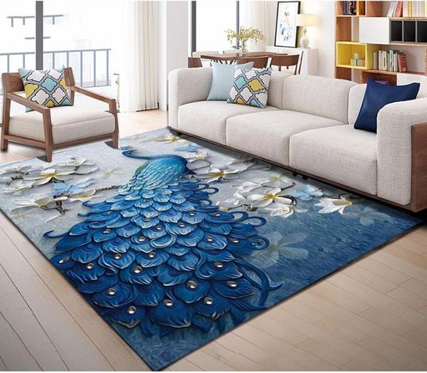 

carpets 3d carpet flower animal print rug living room decor bedroom bedside mat children play girls large non-slip