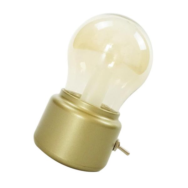 

night lights vintage table lamps decor light bulb led rechargeable creative for coffee shop dining room kitchen bedroom gift (gol