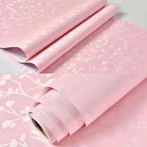 

wallpapers pink color contact paper peel and stick wallpaper white stripe self-adhesive removable waterproof decor