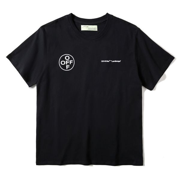 

summer new fashion men's tokyo exclusive forest short sleeve t-shirt, White;black