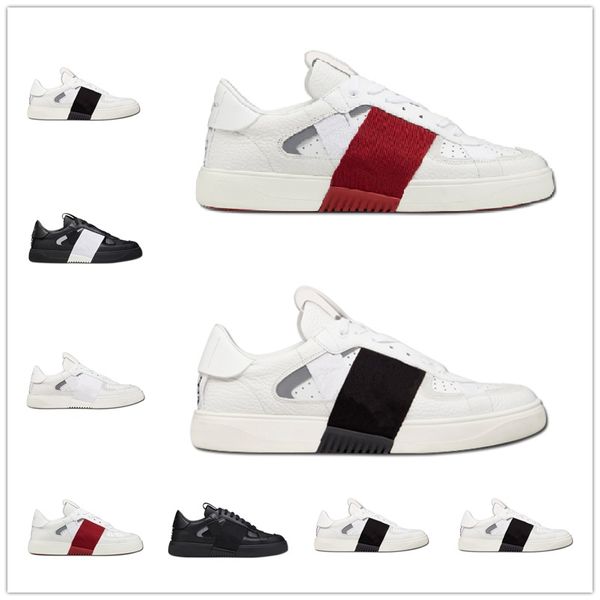 

[With box]2021 top fashion Studded Triple White Shoes Men women Casual Sneakers Cow Leather Trainers trainers sport sneakers TOP, Black