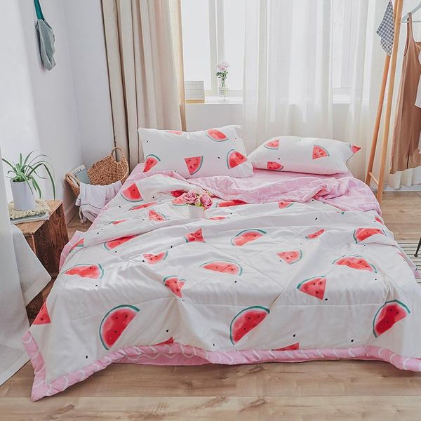 

comforters & sets summer air-conditioning quilt soft breathable blanket thin modern comforter support wash bed cover black lattice quilts no